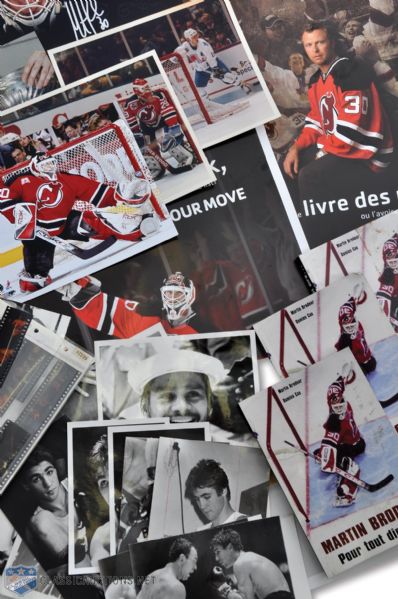 Denis Brodeurs New Jersey Devils and Sports Photo and Negative Collection of 400+