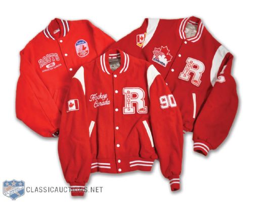 Roots Team Canada Jacket Collection of 3