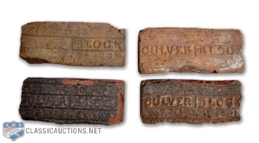 Indianapolis Motor Speedway Brick Collection of 4