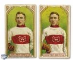 1911-12 Imperial Tobacco C55 #27 Walter Smaill RC x 2 (Both Variations)