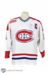 Saku Koivus 1999-2000 Montreal Canadiens Signed "Last Game of the 20th Century" Game-Issued Jersey 