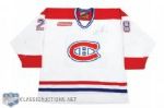 Karl Dykhuis 1999-2000 Montreal Canadiens Signed "Last Game of the Century" Game-Worn Jersey 