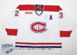 Turner Stevensons 1999-2000 Montreal Canadiens Signed "Last Game of the 20th Century" Game-Worn Jersey