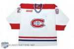 Jim Cummins 1999-2000 Montreal Canadiens Signed "Last Game of the 20th Century" Game-Issued Jersey 