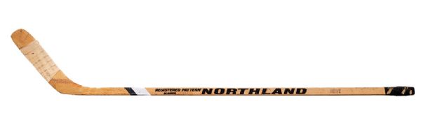 Gordie Howes Mid-1970s WHA Houston Aeros Northland Game-Used Stick from<BR> Bob Sicinski Collection