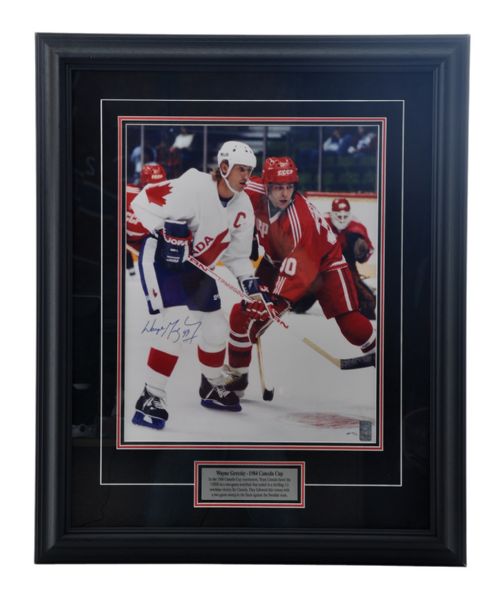 Wayne Gretzky "1984 Canada Cup" Signed Limited-Edition Framed Photo with WGA COA #10/10 (26 1/2" x 32 1/2") 