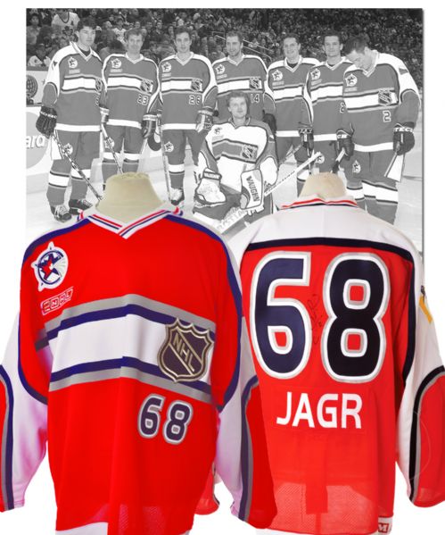 jaromir jagr game worn jersey