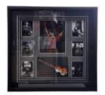 The Beatles John Lennon and Paul McCartney Framed Montages (2) <BR>with Baby Axe Mini Guitars (24 1/2" x 27") (25" x 26 1/2") 