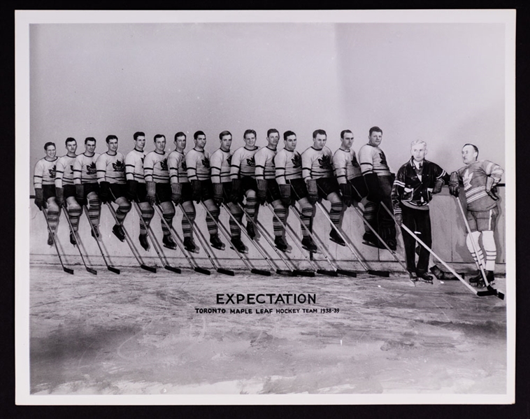 Toronto Maple Leafs Team Photo Collection (6) Plus Vintage Advertsing Items 
