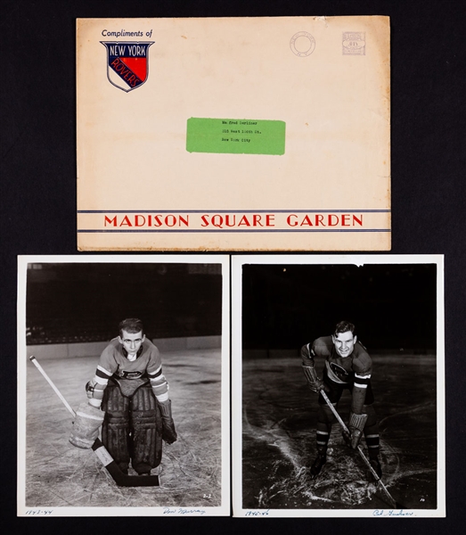 New York Rovers EHL 1943-44 and 1945-46 Photo Collection of 36