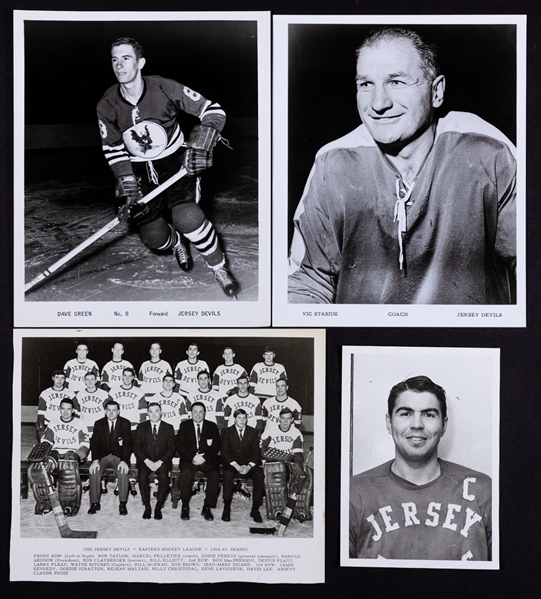 Jersey Devils EHL 1960s Photo Collection of 30 