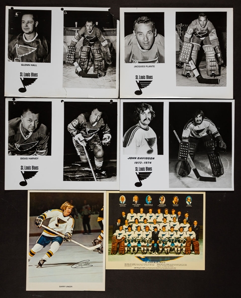 St Louis Blues 1967-68 to 1979-80 Team-Issued Photo Collection of 275+