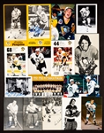 Pittsburgh Penguins Late-1960s to 1999-2000 Postcard and Team Card Collection of 525+ including 82 Signed 