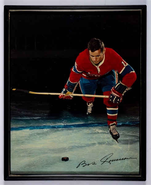 1966-67 General Mills Hockey Action Framed Poster Collection of 4