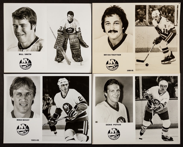 New York Islanders 1972-73 to 1985-86 Team-Issued Photo Collection of 130+