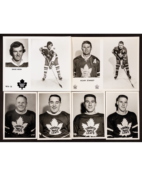 Toronto Maple Leafs 1958-59 to 1974-75 Team-Issued Photo Collection of 145+