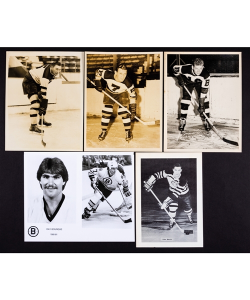Boston Bruins 1938-39 to 1980-81 Team-Issued Photo Collection of 175+