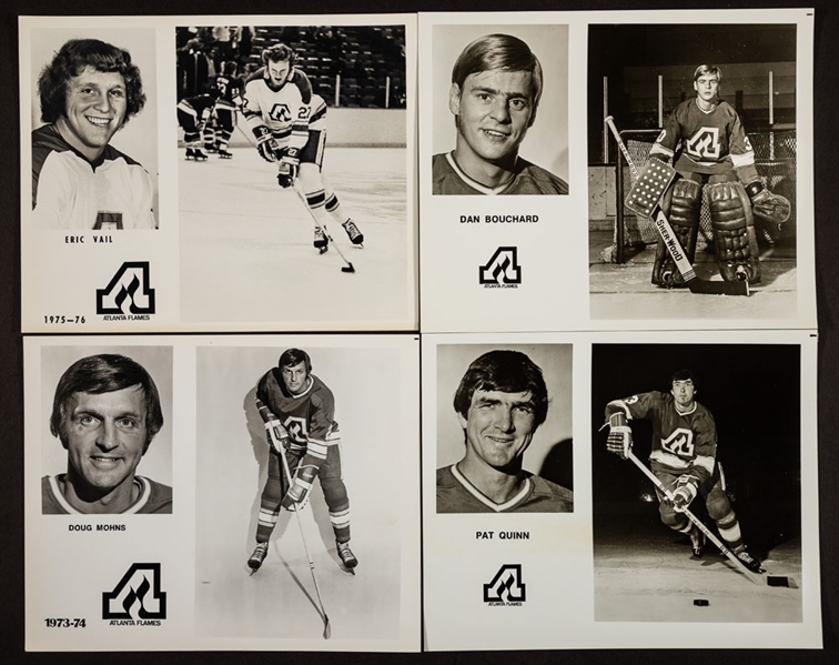 Atlanta Flames 1972-73 to 1975-76 Team-Issued Photo Collection of 200+
