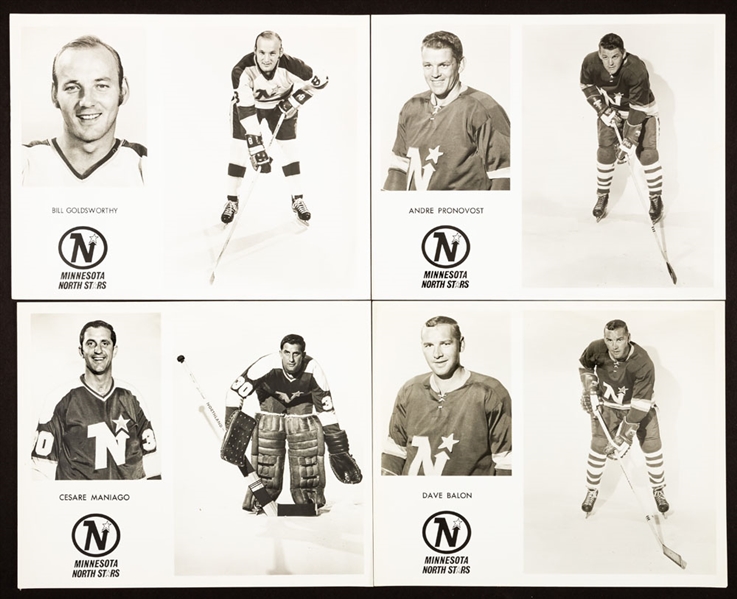 Minnesota North Stars 1967-68 to 1981-82 Team-Issued Photo Collection of 375+ 