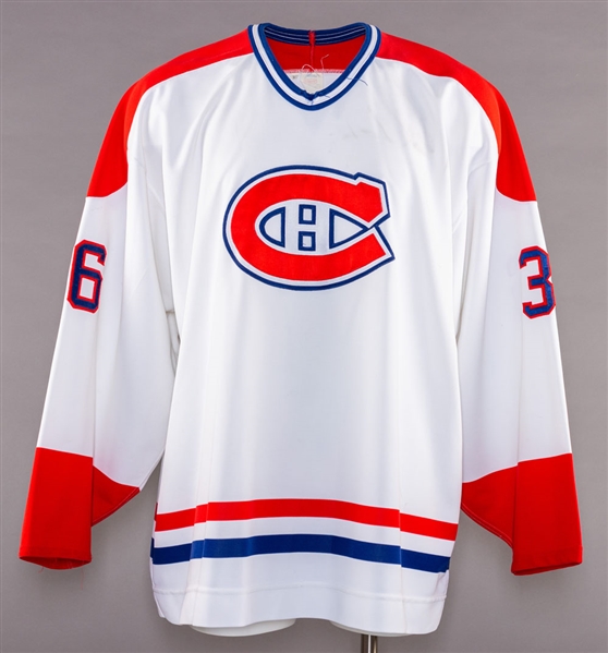 Murray Baron’s 1996-97 Montreal Canadiens Game-Worn Jersey with Team LOA