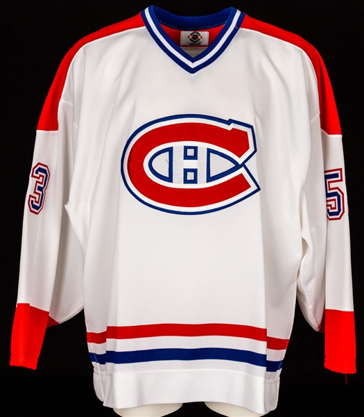 Sylvain Blouin’s 1998-99 Montreal Canadiens Game-Issued Jersey with Team LOA 