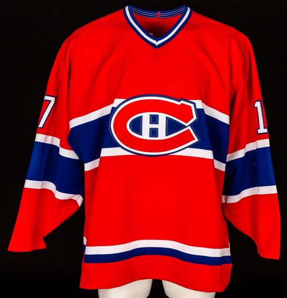 Benoit Brunet’s Late-1990s Montreal Canadiens Game-Issued Jersey with Team LOA