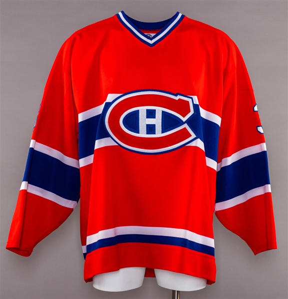 Brad Brown’s 1998-99 Montreal Canadiens Game-Worn Jersey with Team LOA