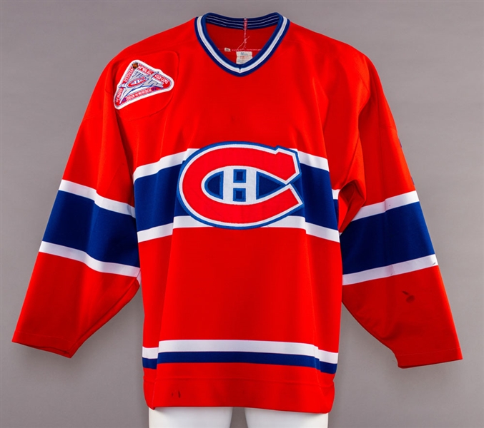 Rollie Melanson’s (1991-92) / Frederic Chabot’s (1992-93 Pre-Season) Montreal Canadiens Game-Worn Jersey with Team LOA – Team Repairs! – All-Star Game Patch!