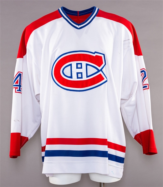 Andreas Dackell’s 2001-02 Montreal Canadiens Game-Worn Jersey with LOA