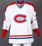 Todd Ewens 1990-91 Montreal Canadiens Game-Issued Jersey with Team LOA