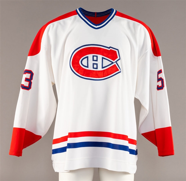 Rory Fitzpatricks Mid-1990s Montreal Canadiens Game-Worn Rookie-Era Jersey with Team LOA