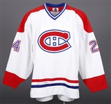 Ben Guites Late-1990s Montreal Canadiens Game-Worn Pre-Season Jersey Obtained from Team with LOA