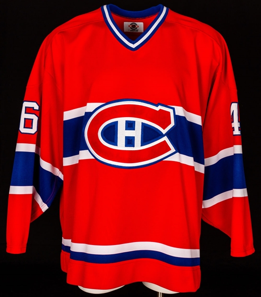 Matt Higgins Late-1990s Montreal Canadiens Game-Worn Jersey with Team LOA 