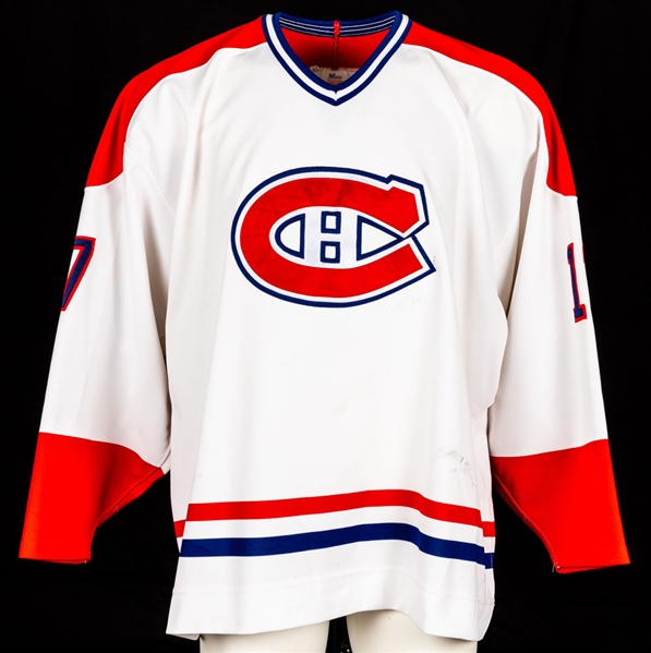 Howes Mid-to-Late-1990s Montreal Canadiens Game-Worn Training Camp/Pre-Season Jersey with Team LOA