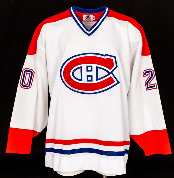 Scott Lachances 1998-99 Montreal Canadiens Game-Issued Jersey with Team LOA