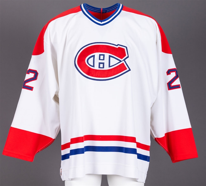 Chris Murrays 1996-97 Montreal Canadiens Game-Worn Home Jersey Obtained from Team with LOA