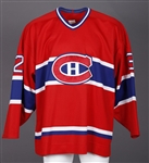 Mario Roberges Mid-1990s Montreal Canadiens Game-Worn Jersey Obtained from Team with LOA