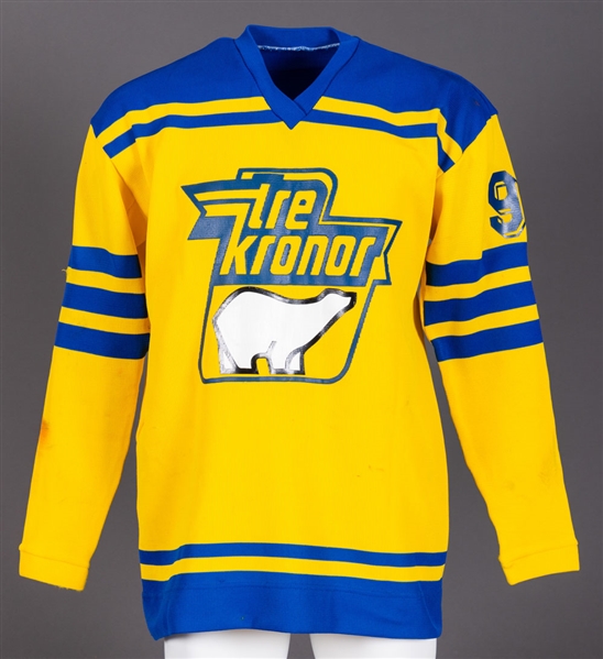 Late-1980s Dalberg Team Sweden Game-Worn Jersey with LOA 