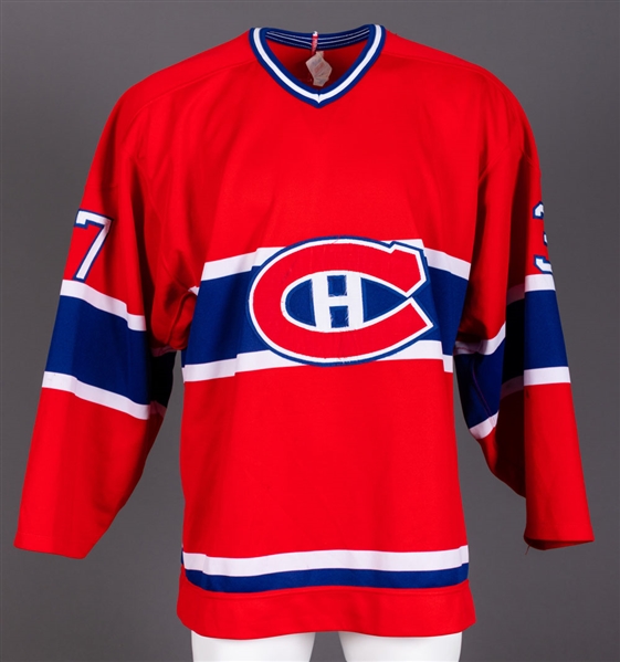 Montreal Canadiens Mid-1980s Game-Worn Pre-Season Jersey Attributed to Goaltender Rick Knickle Obtained from Team with LOA 