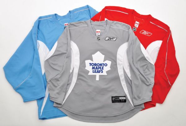 Toronto Maple Leafs 2006-13 Practice Jersey Collection of 5