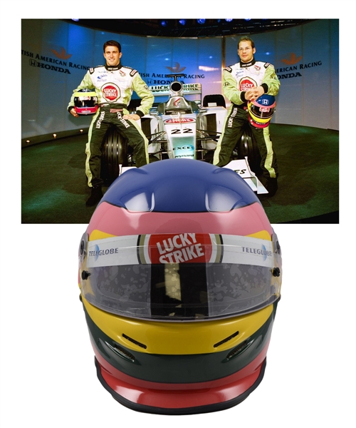 Jacques Villeneuve’s 2000 Lucky Strike BAR Honda F1 Team Bell Issued Helmet 