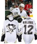 Ryan Malones 2003-04 Pittsburgh Penguins Game-Worn Rookie Season Jersey <br>- Photo-Matched!