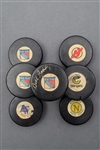Vintage NHL and WHA Official Game Puck and Other Miscellaneous Puck Collection of 67