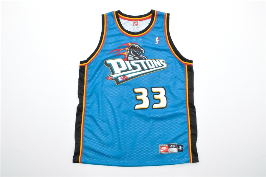 Grant Hill Signed Detroit Pistons Jersey with JSA COA