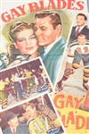 1946 "Gay Blades" Hockey Movie Poster and Lobby Card Collection of 10