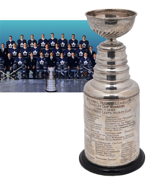 Larry Hillmans 1961-62 Toronto Maple Leafs Stanley Cup Championship Trophy (12 3/4")