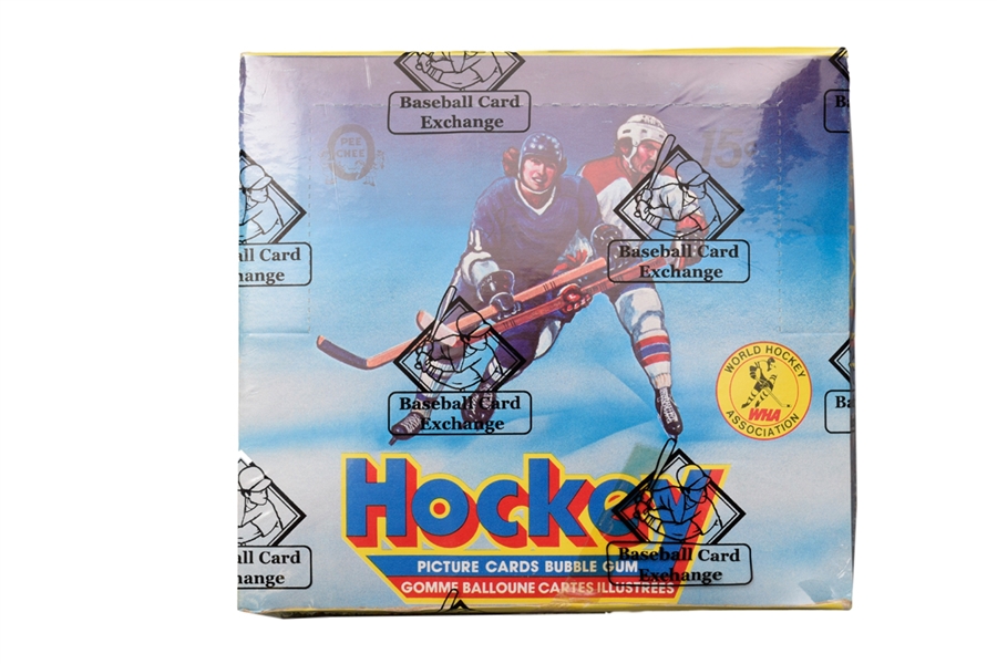 1977-78 O-Pee-Chee Hockey WHA Wax Box (48 Unopened Packs) - BBCE Certified