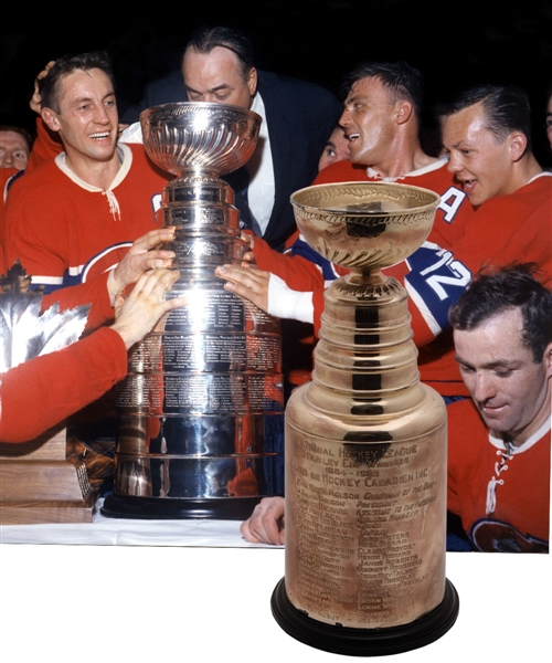 Gilles Tremblays 1964-65 Montreal Canadiens Stanley Cup Championship Trophy with LOA (12 1/2")