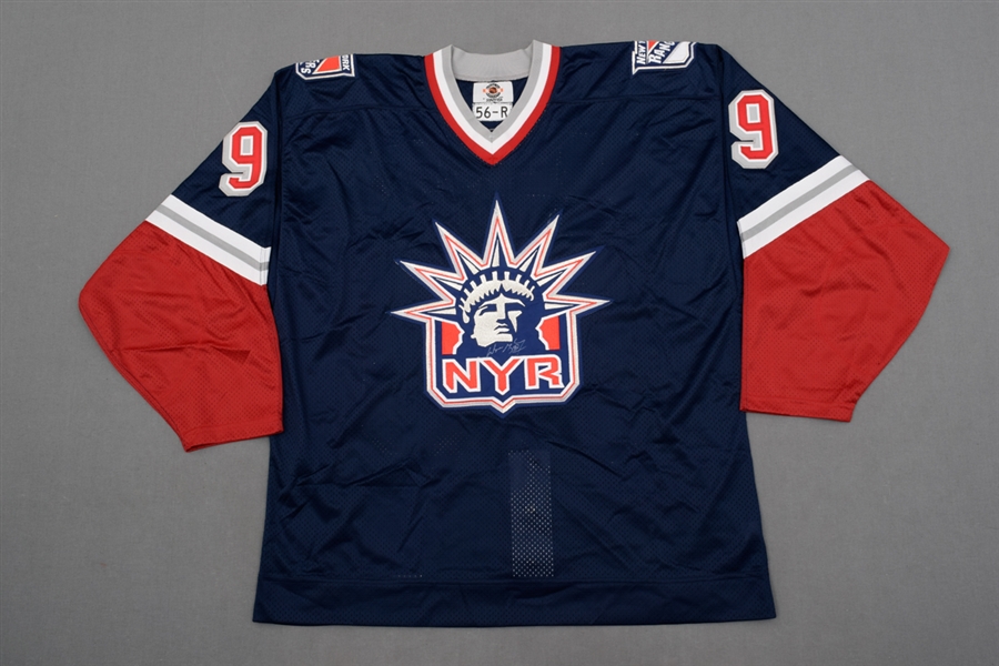 Lot Detail - Wayne Gretzky Signed New York Rangers Lady Liberty Jersey