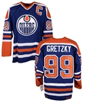 Wayne Gretzky Edmonton Oilers Signed Away Captains Jersey with WGA COA